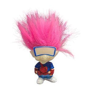 1993 Burger King Glow in the Dark Troll Kid Vid Vintage 90's Toy, Good Condition